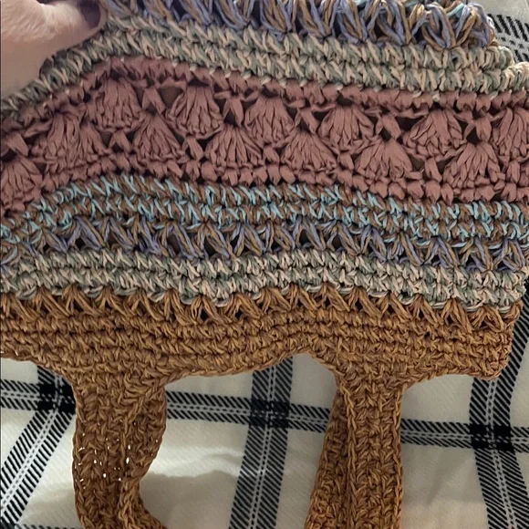 Orvis Woven Straw Purse - Picture 5 of 6